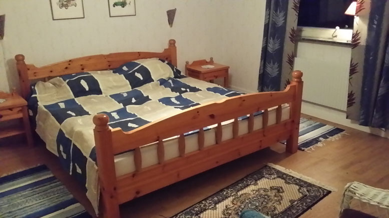 Schlafzimmer mit 1 Doppelbett