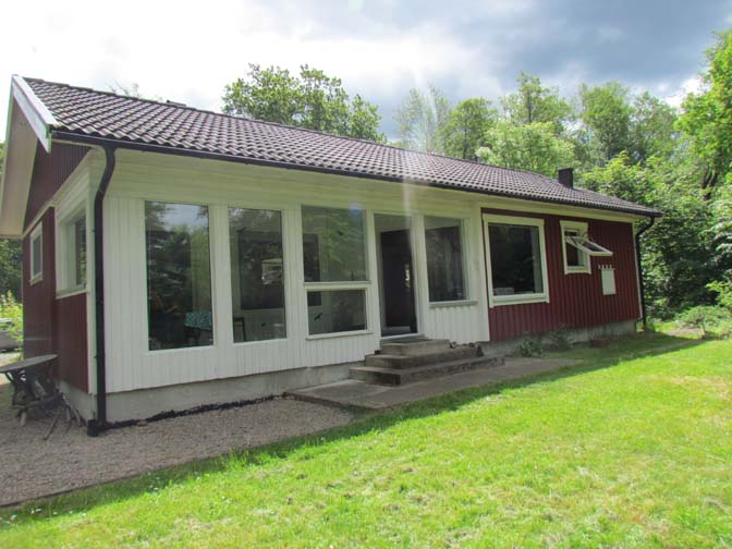 Verglaste Terrasse mit Seeblic
