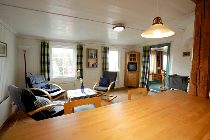 Wohnbereich d. kleinen Wohnung