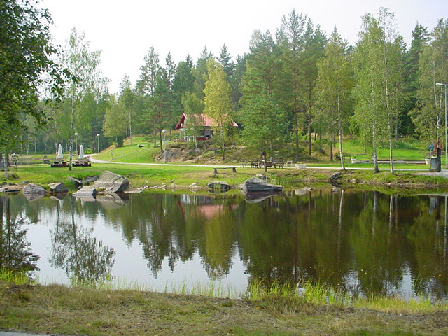 Bade- und Angelsee in Skruv