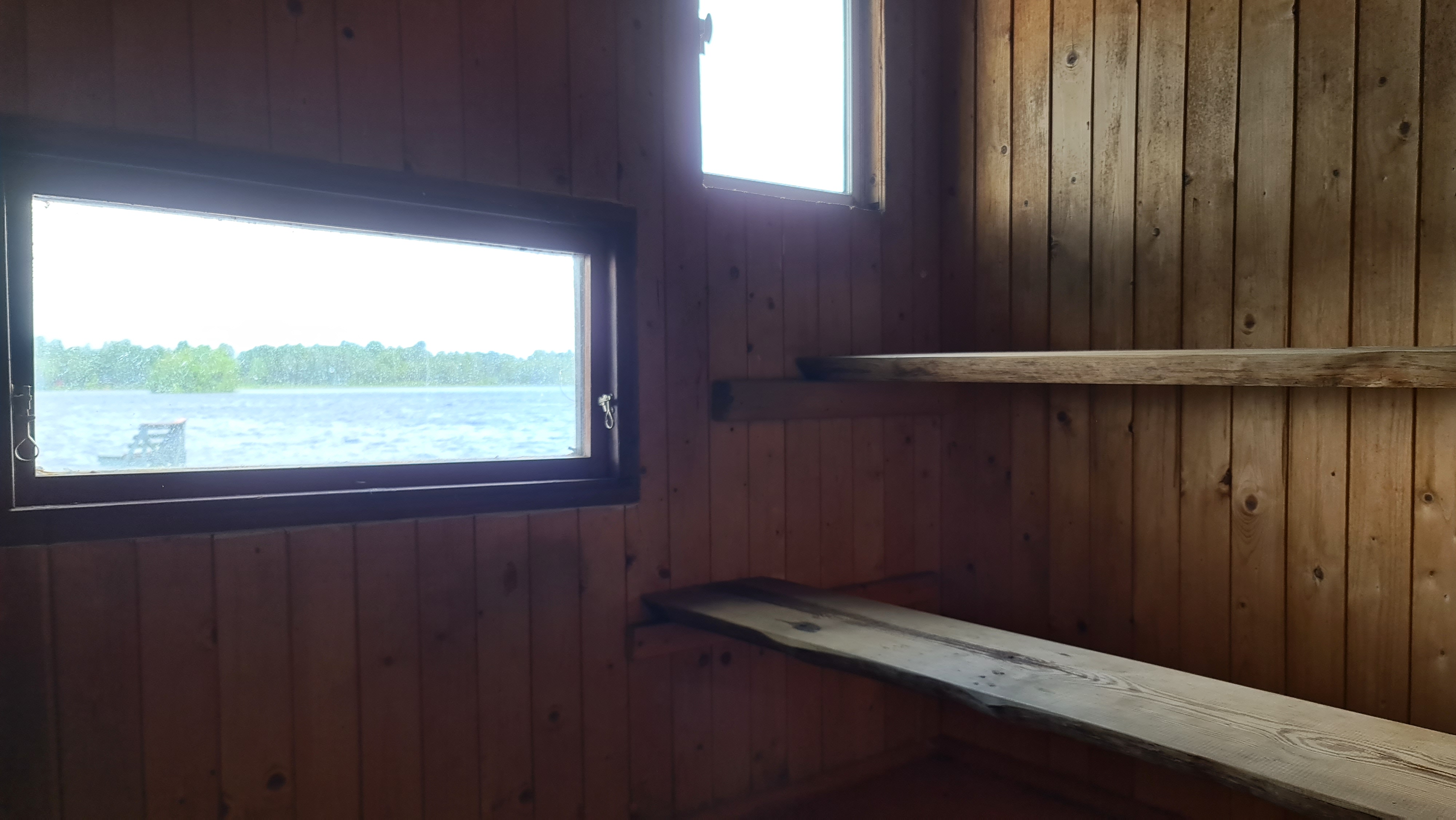 Innenansicht der Sauna