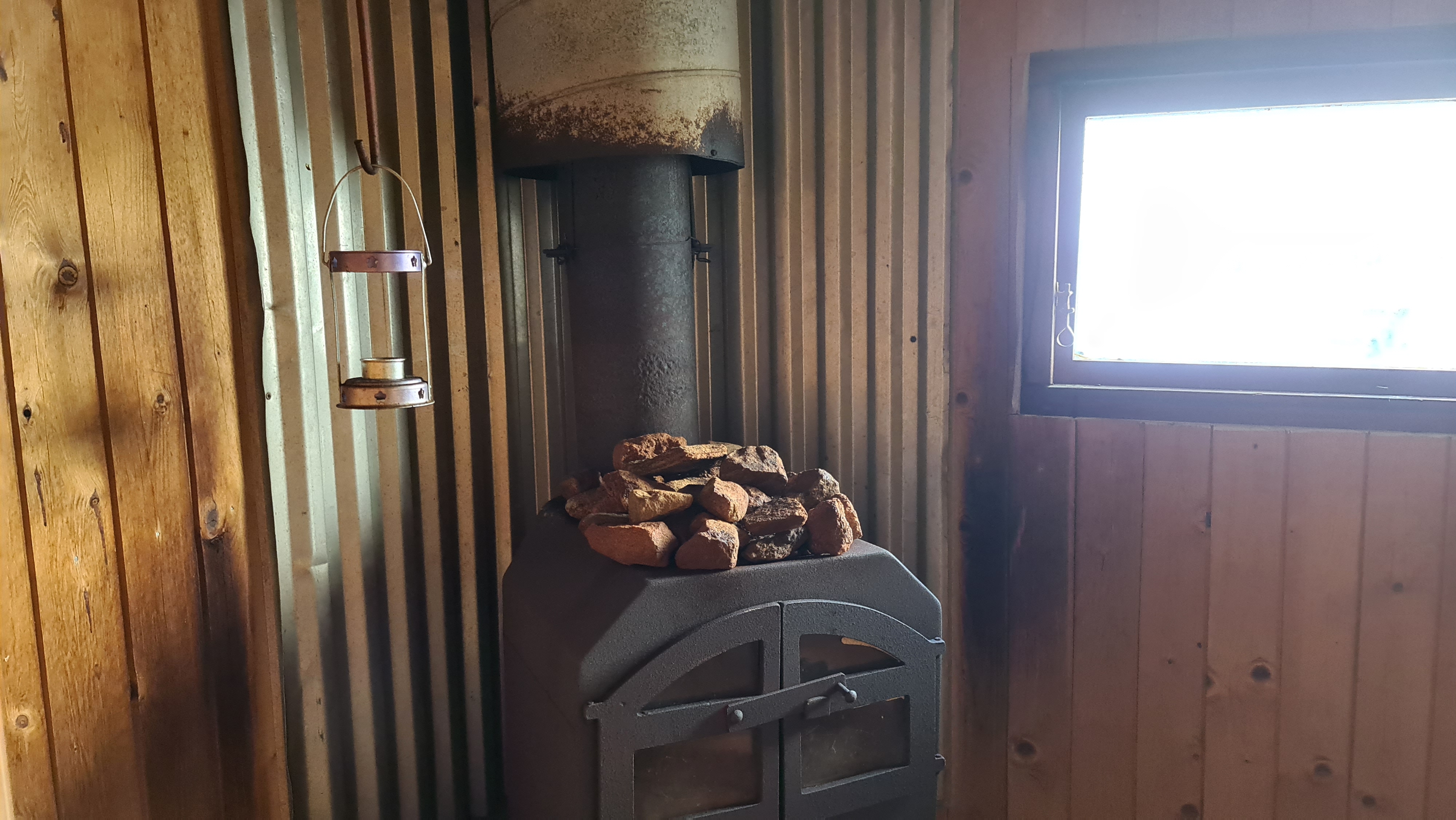 Innenansicht der Sauna