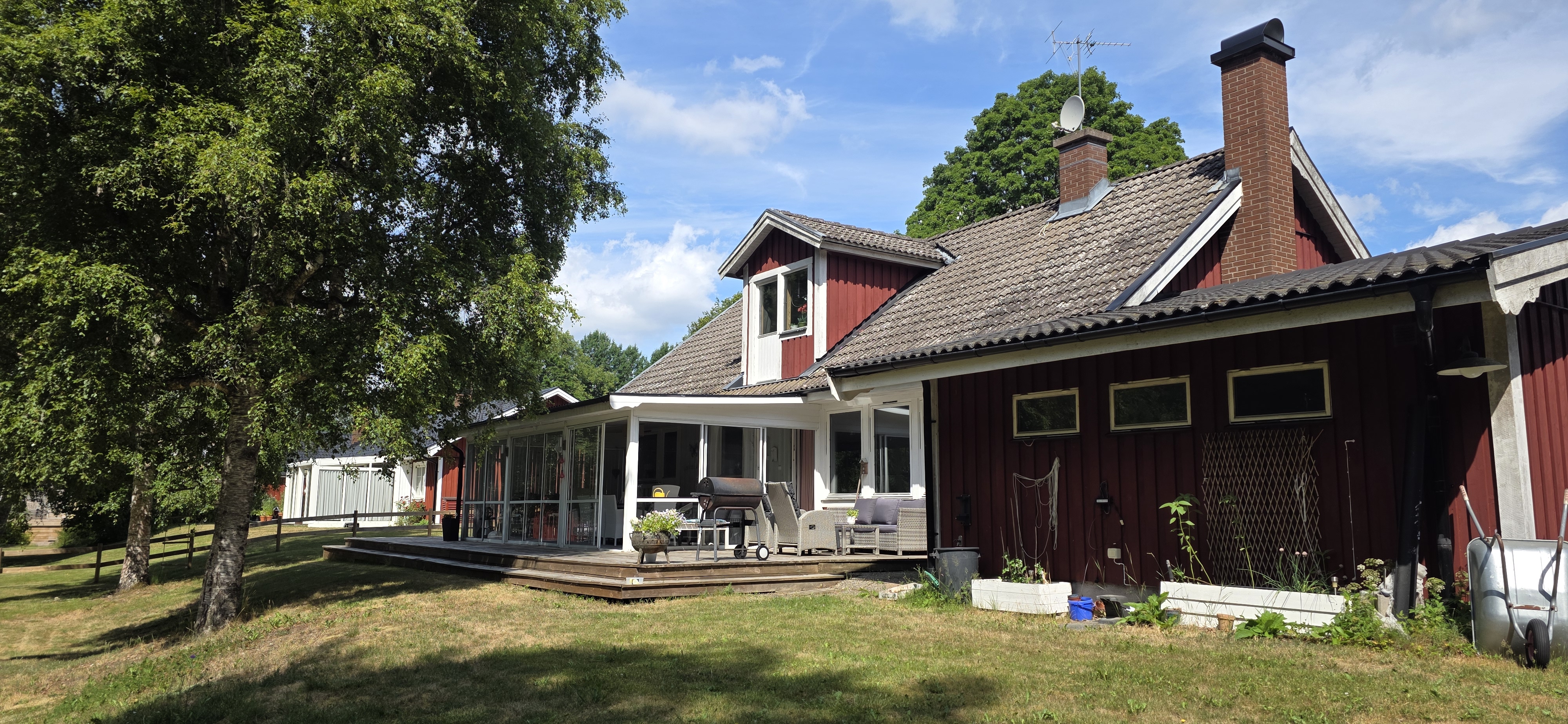 Blick vom Garten