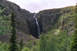Njupeskär - Wasserfall 