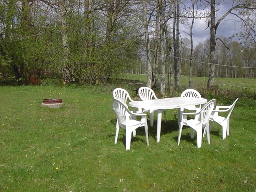 Garten des Ferienhauses