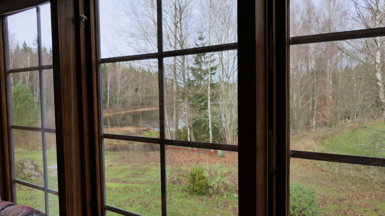 Blick aus d. Wohnzimmerfenster