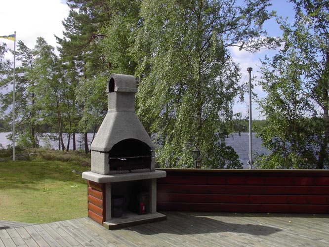 Grill auf der Terrsse