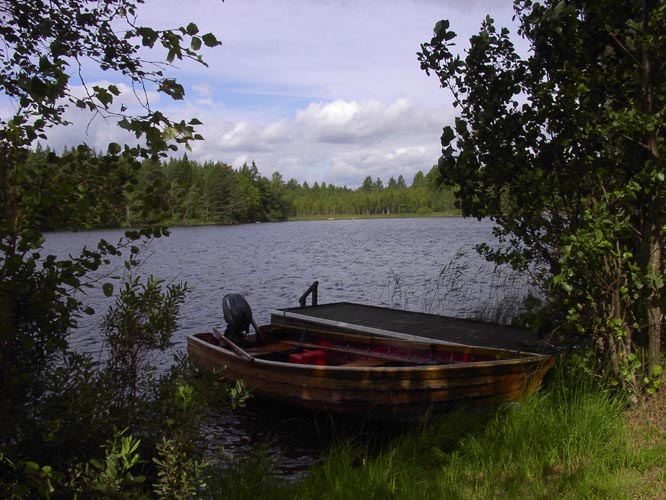 Bootsanlegestelle der Insel