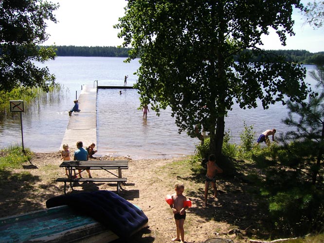 Badeplatz in der Umgebung