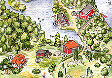 Kvarnstugan Lageplan (Nr.3)