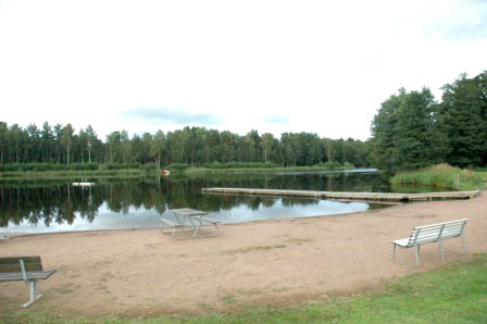 Badeplatz in der Umgebung