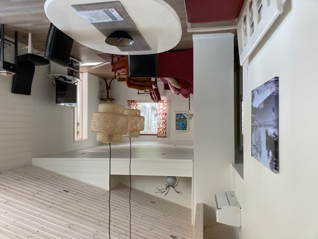Blick in das Wohnzimmer
