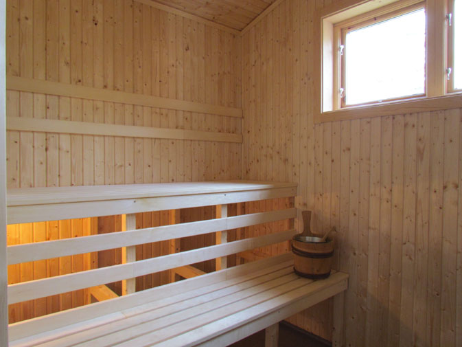 Sauna im Aussenhaus