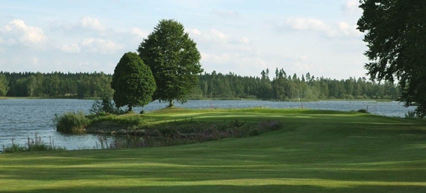 Der Golfplatz in Vissefjärda